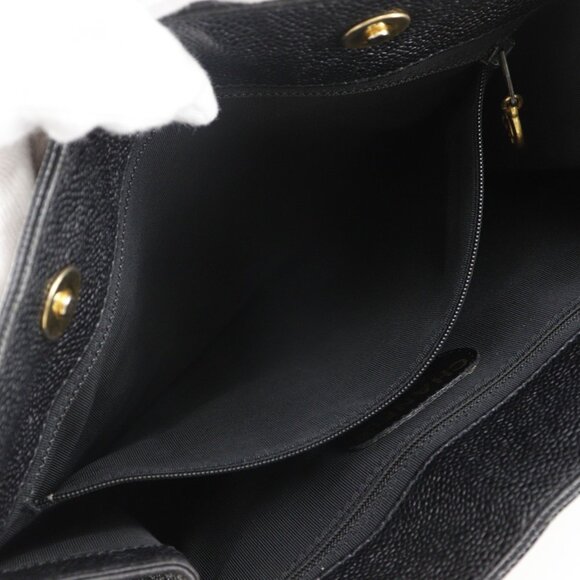 CHANEL Black Caviar Leather Tote Bag - Picture 7 of 16